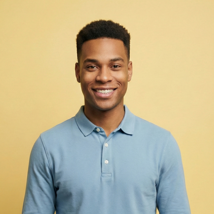 Man smiling